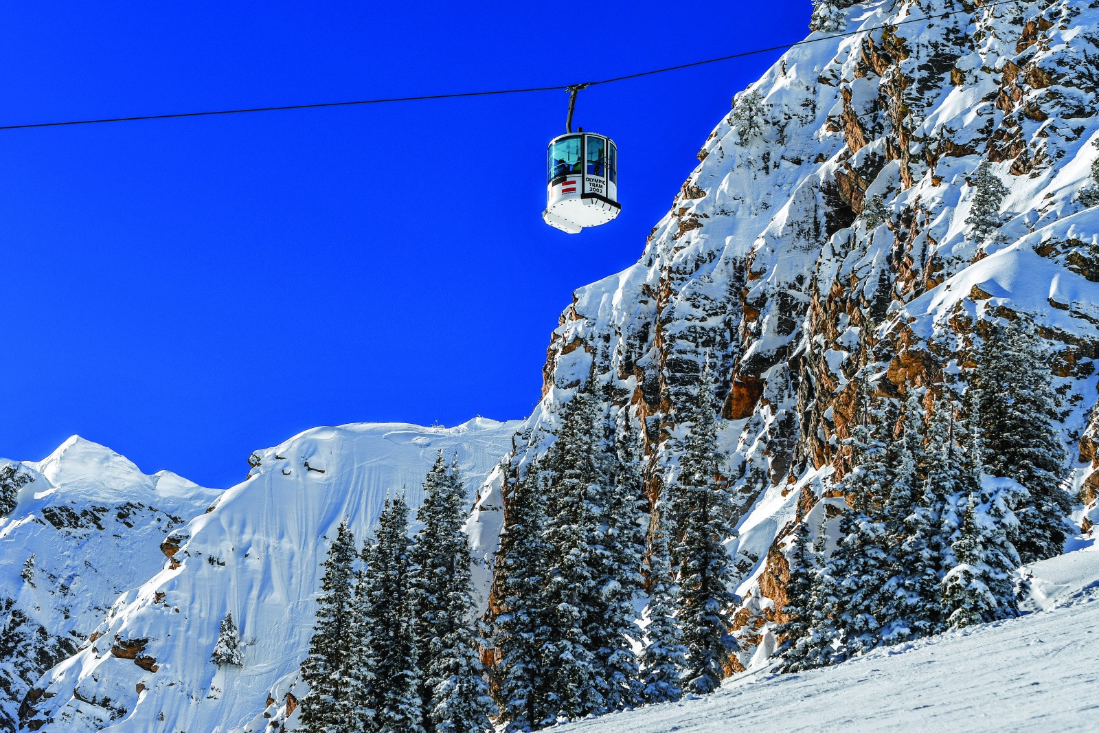 Olympic Tram at Snowbasin